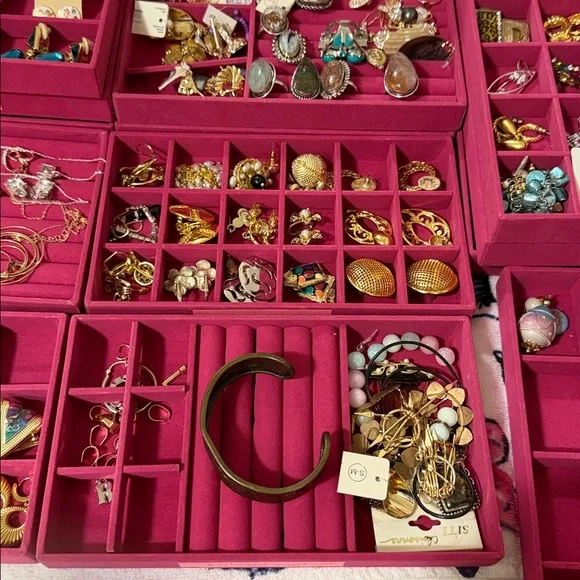 Unlisted items Assorted Jewelry Collection in Pink Organizer
Join live to grab - Picture 4 of 9